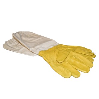 Rękawice skórzane żółte - S-XXL
